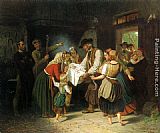 Hubert Salentin Das Findelkind painting